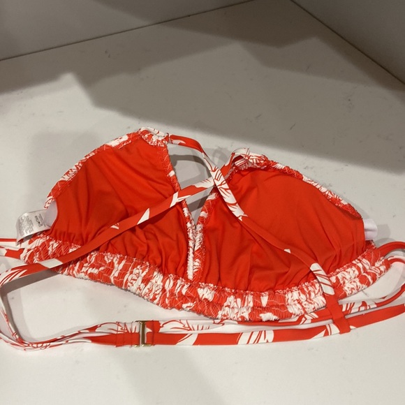 3x 24w-26w orange and white floral bikini ❤️🔥 NWT time and tru - Picture 15 of 16